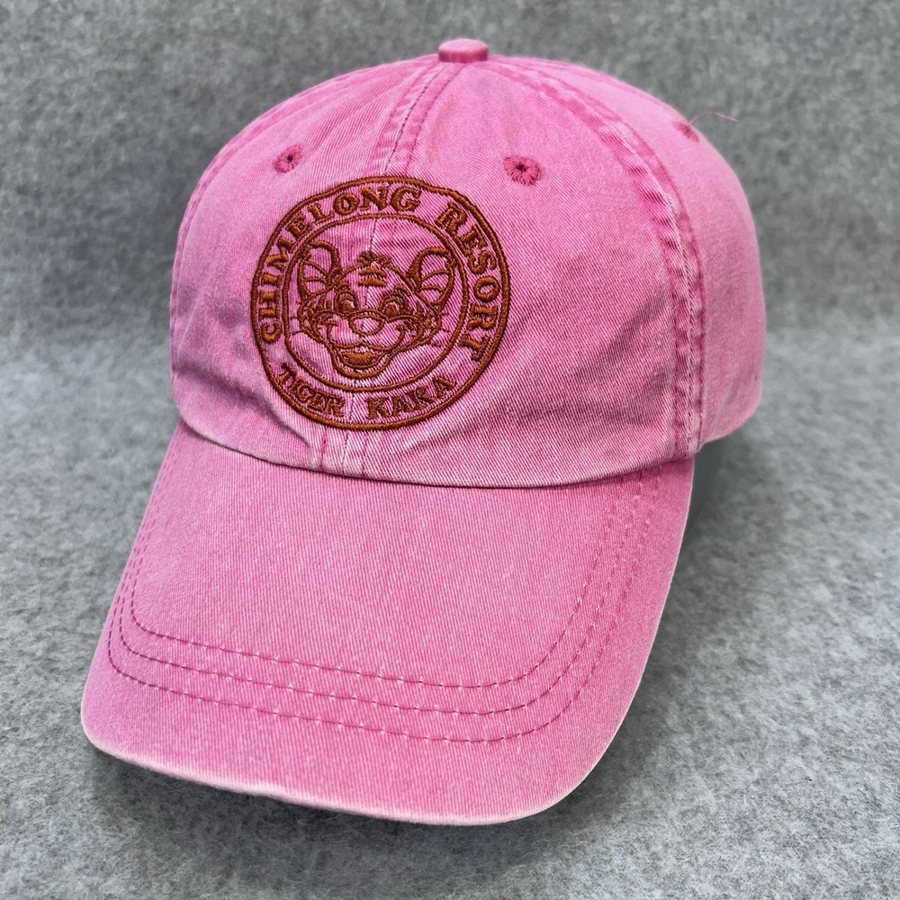 Chimelong Resort Tiger Kaka Pink Dad Hat Cap Adjustable 58CM Cotton